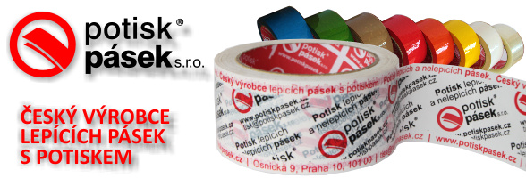 Potištné lepicí pásky